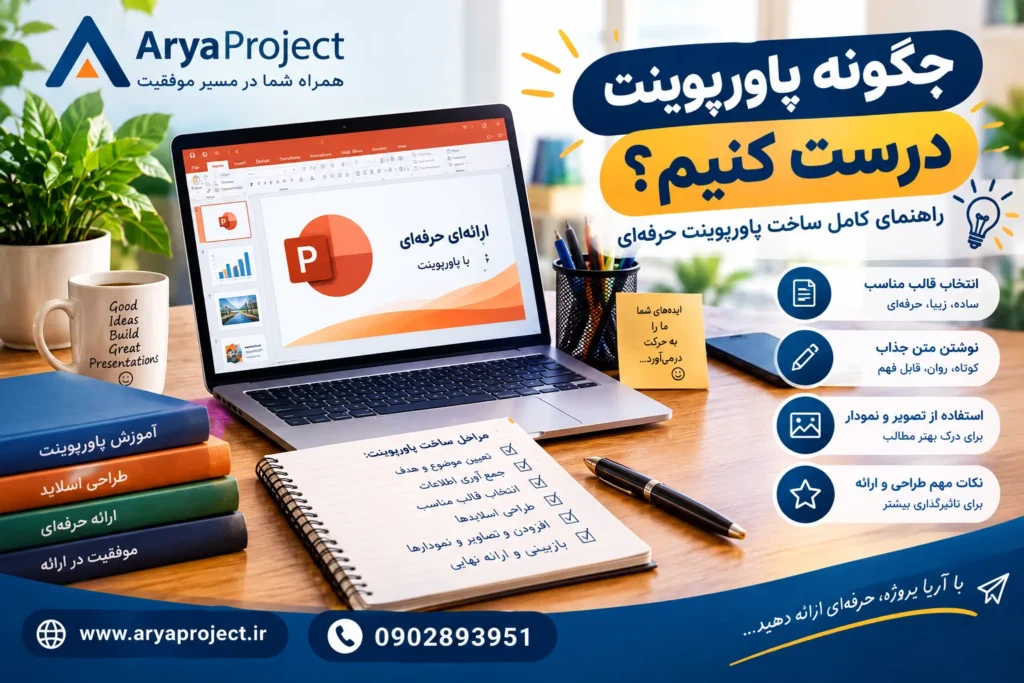 چگونه پاورپوینت درست کنیم؟